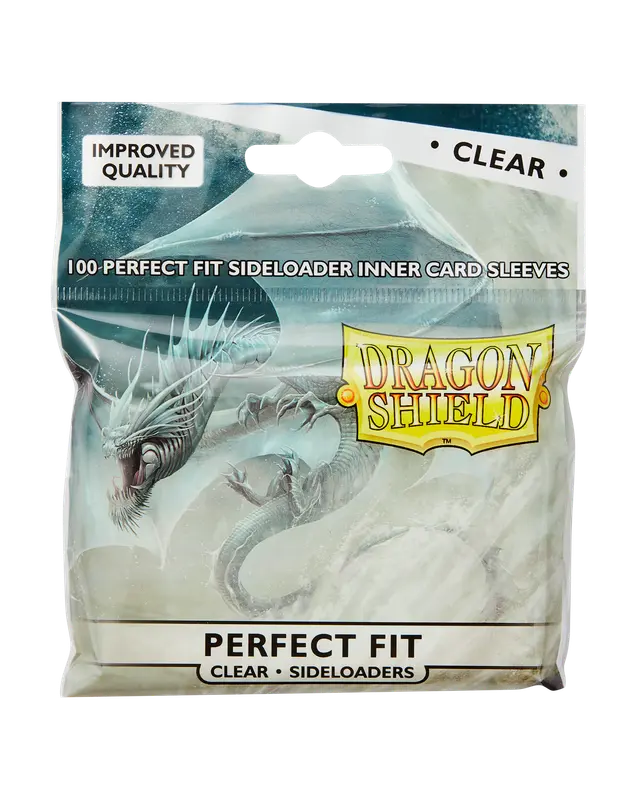 100 FUNDAS STANDARD DRAGON SHIELD PERFECT FIT SIDELOADERS CL