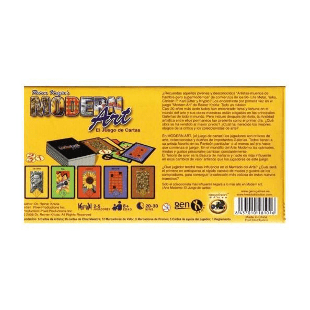 MODERN ART, EL JUEGO DE CARTAS - Imagen 2