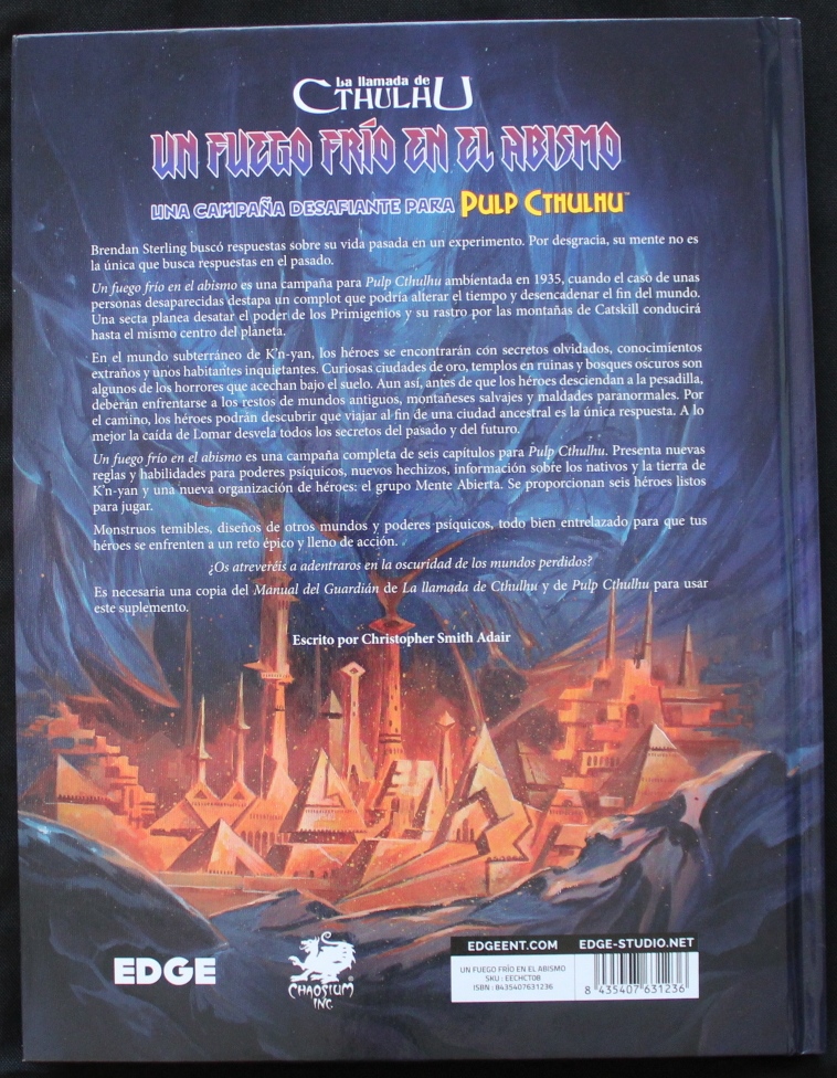 UN FUEGO FRIO EN EL ABISMO - La Llamada De Cthulhu - Imagen 2