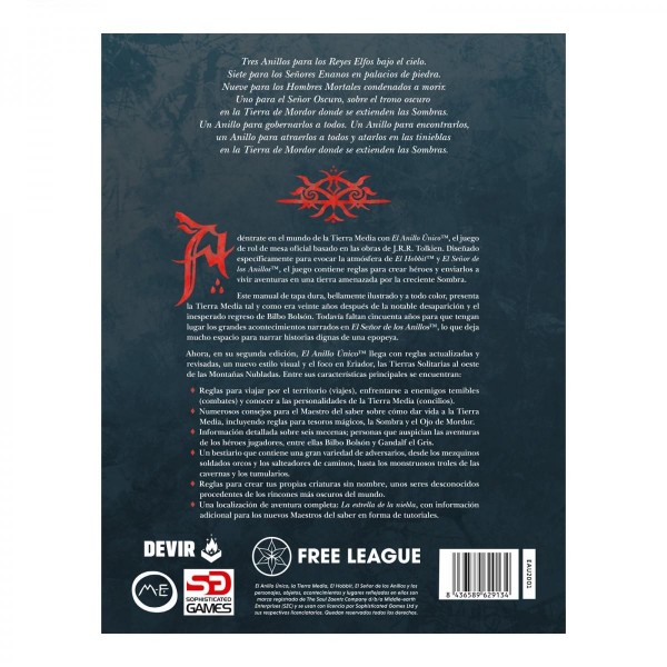 El Anillo Único 2da Edición - Libro Básico - Imagen 3