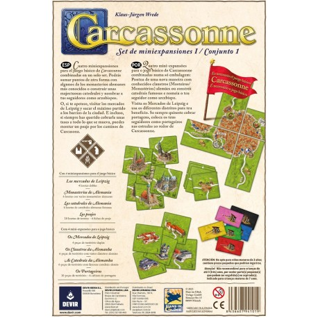 Carcassonne set de miniexpansiones 1
