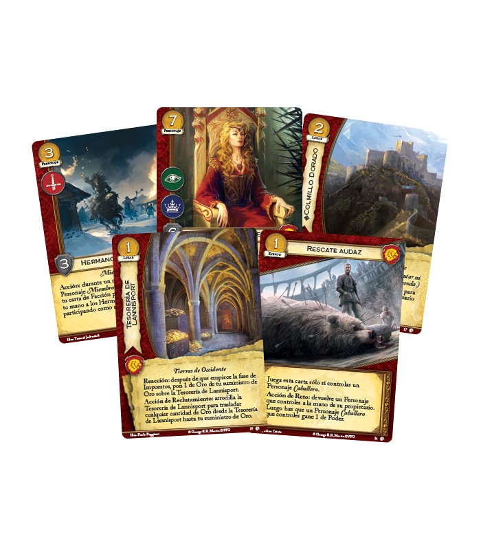 LEONES DE ROCA CASTERLY: JUEGO DE TRONOS LCG 2a ed. - Imagen 2