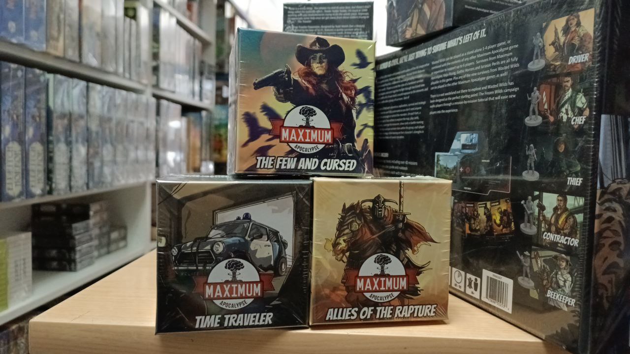 PACK 3 EXPANSIONES MAXIMUM APOCALYPSE WASTED WILDS INGLES VERSION KS