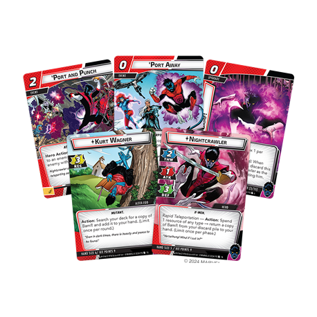 Nightcrawler: Pack de Héroe - Marvel Champions - Imagen 2