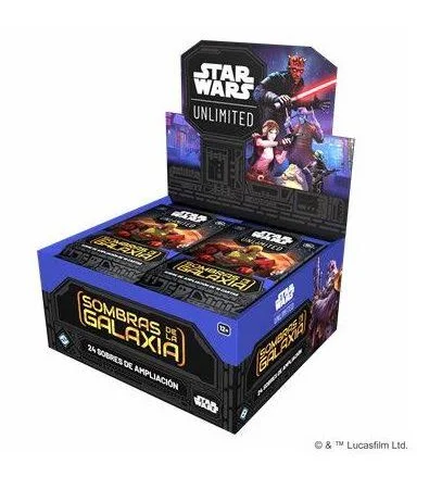 STARWARS UNLIMITED - CAJA DE  24 SOBRES SOMBRAS DE LA GALAXIA
