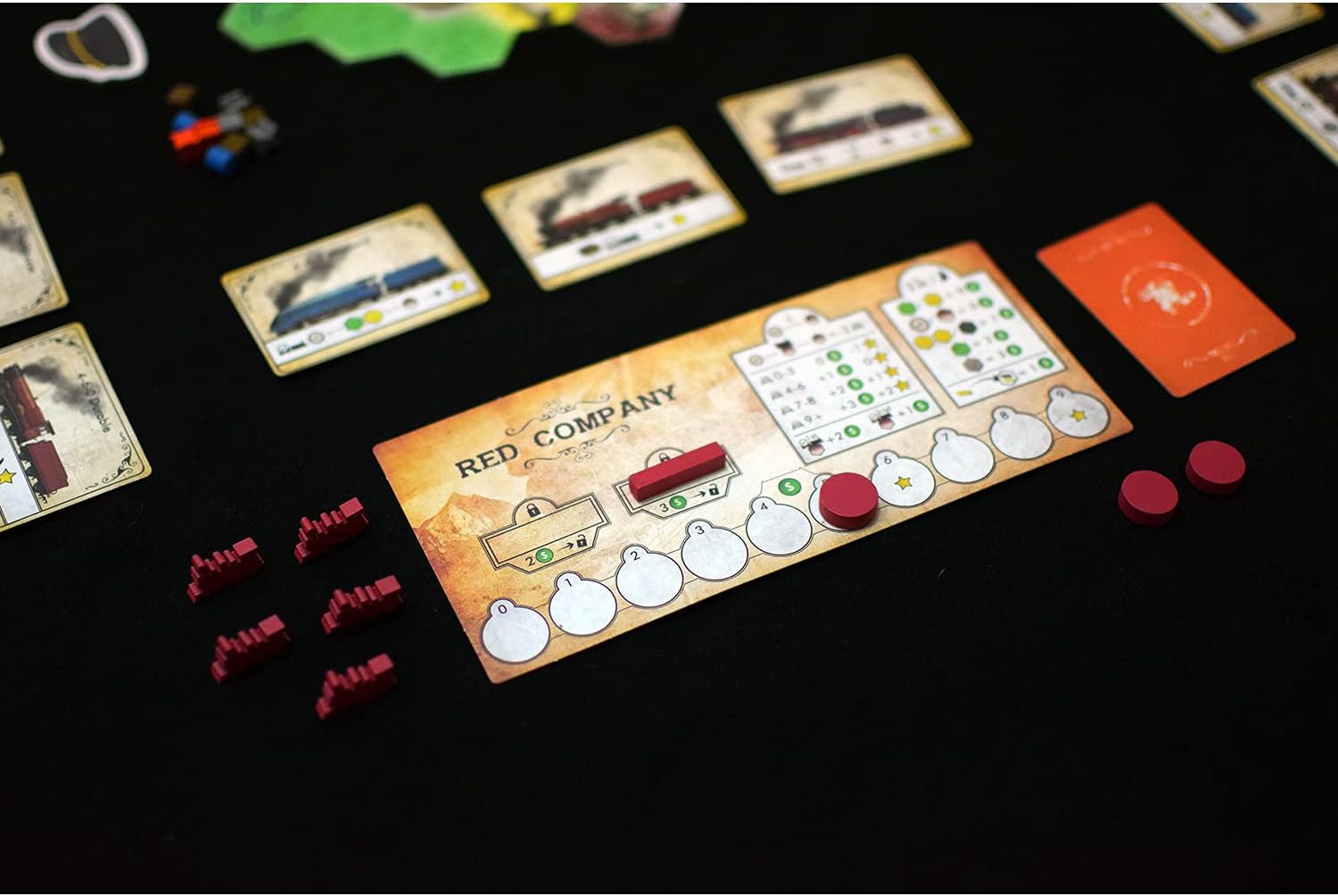 RED COMPANY: SMALL RAILROAD EMPIRES 5th player expansi&oacute;n  - Imagen 5