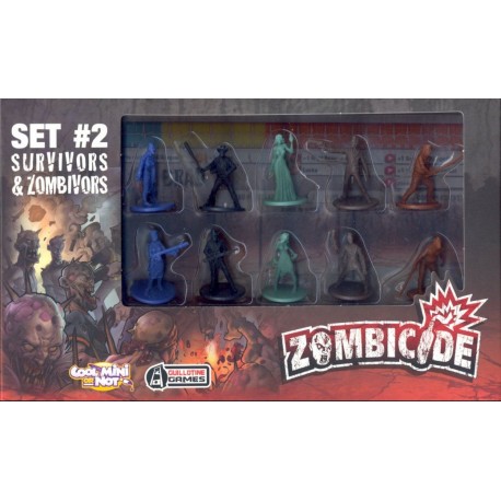 ZOMBICIDE SET 2 SURVIVOR AND ZOMBIVORS