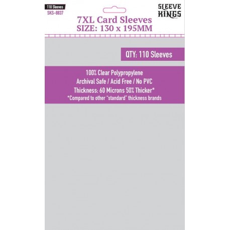[8837] SLEEVE KINGS 7XL SLEEVES (130 X 195MM)