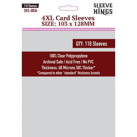 [8834] Sleeve Kings 4XL Sleeves (103 X 128 Mm)