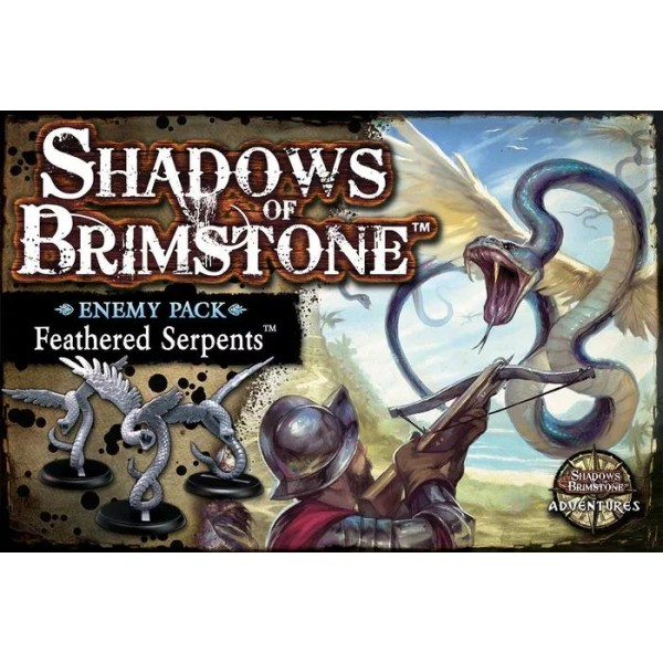 Shadows of Brimstone: Feathered Serpents Enemy Pack  ( INGLES)