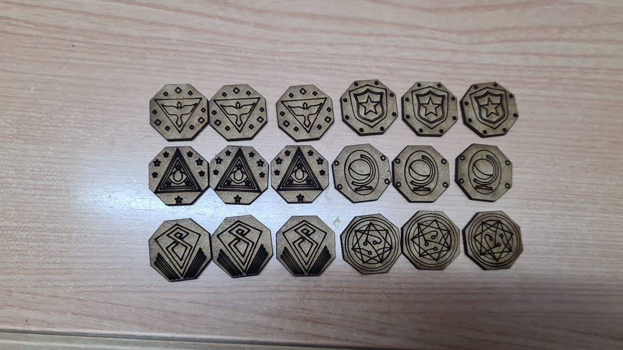 FICHAS DE ESTADO ARKHAM LCG 18 UNIDADES