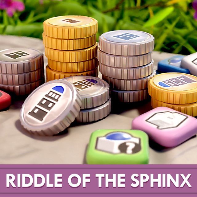 Santorini: Riddle of the Sphinx Acrylic Tokens
