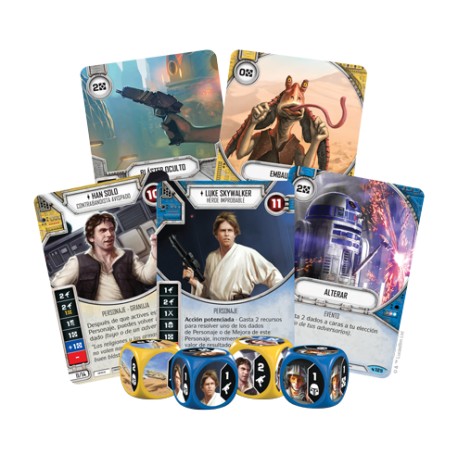 Caja De Inicio: Luke Skywalker - Star Wars Destiny - Imagen 2