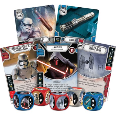Star Wars Destiny - Caja De Inicio: Kylo Ren - Imagen 2