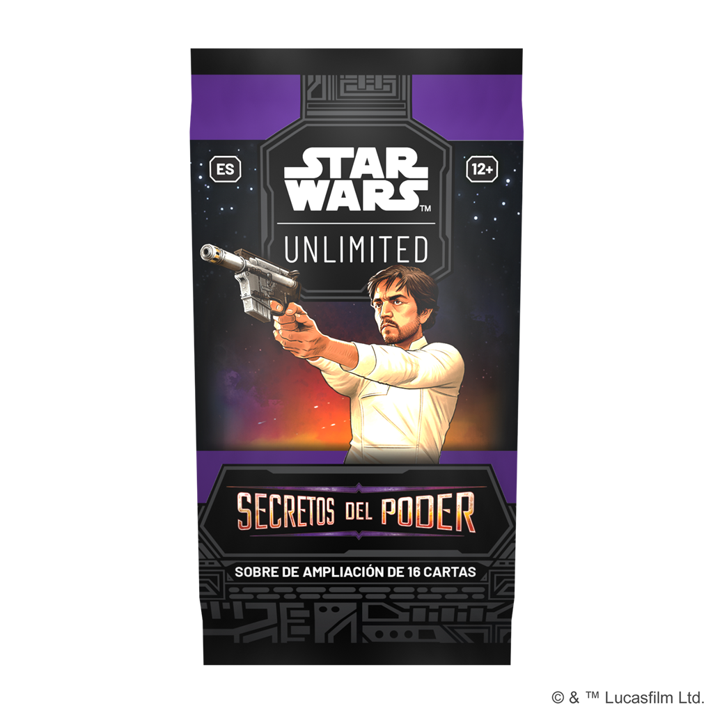 Starwars Unlimited: Secretos del Poder Expositor Sobres ESP (24 sobres) - Imagen 3