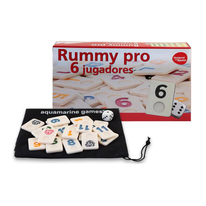 RUMMY PRO 6 JUGADORES Aquamarine - Imagen 2