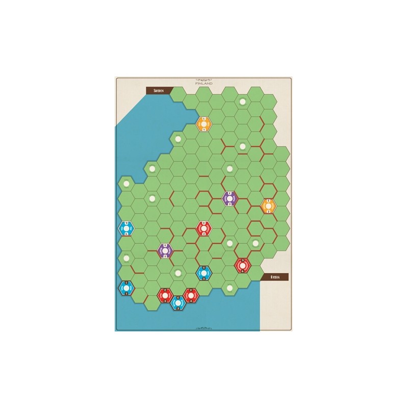 AGE OF STEAM DELUXE: EXPANSION MAPS - HUNGARY &amp; FINLAND (INGL&Eacute;S)