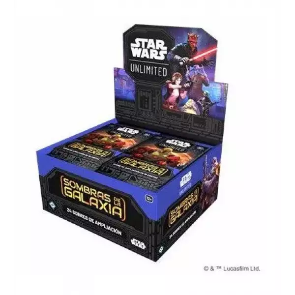 STARWARS UNLIMITED - CAJA DE  24 SOBRES SOMBRAS DE LA GALAXIA