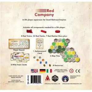 RED COMPANY: SMALL RAILROAD EMPIRES 5th player expansión  - Imagen 3