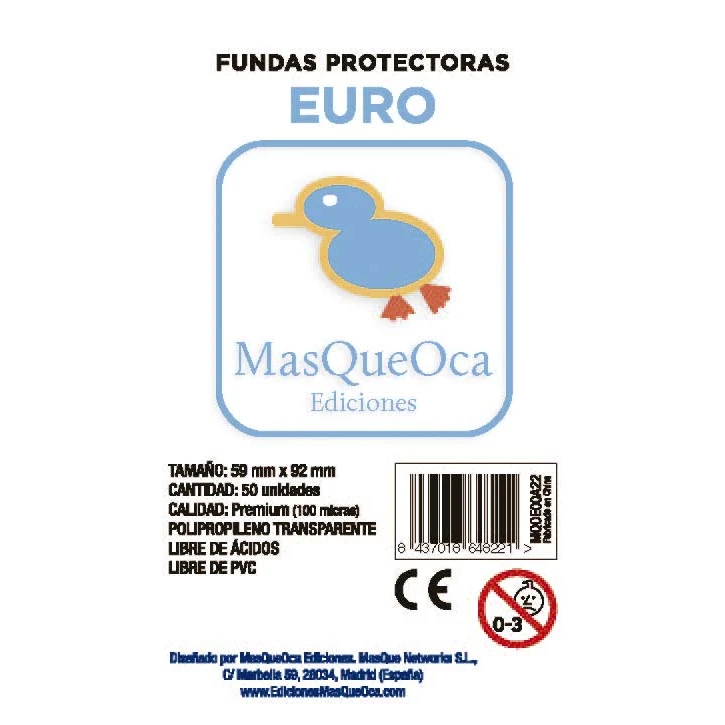 FUNDA PARA CARTAS MASQUEOCA 50X92 MQ22