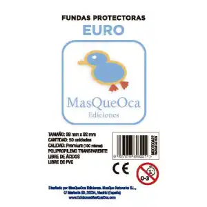 FUNDA PARA CARTAS MASQUEOCA 50X92 MQ22 - Imagen 1