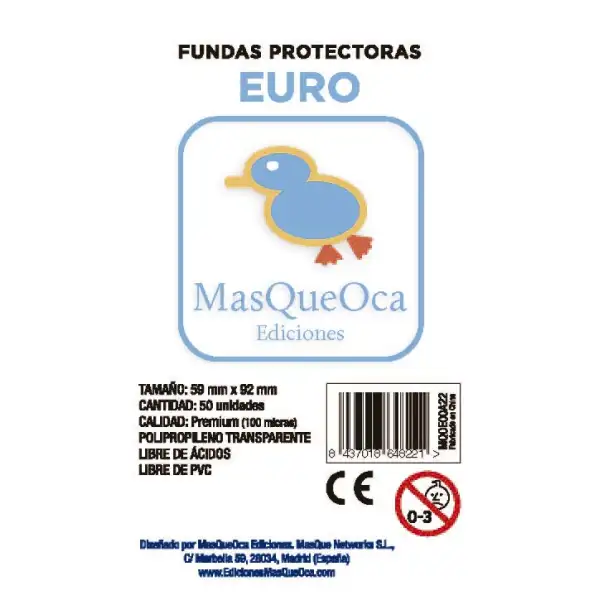 FUNDA PARA CARTAS MASQUEOCA 50X92 MQ22