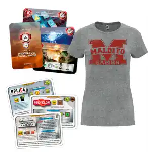 PACK PROMOS TERRAFORMING MARS/ANACHRONY + CAMISETA DE REGALO MUJER - Imagen 2