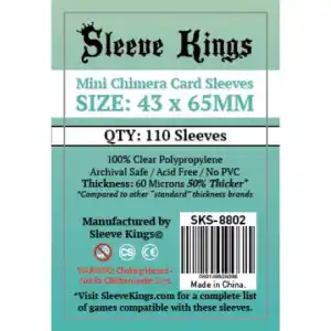 [8802] Sleeve Kings Mini Chimera Card Sleeves (43x65mm) - Imagen 2