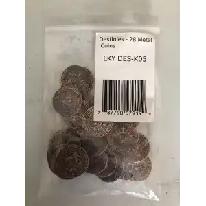 Monedas metalicas para juego Destinies - Imagen 2