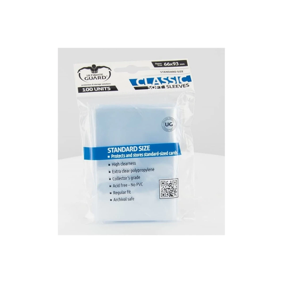 FUNDA ULTIMATE GUARD 66x93mm CLASSIC Soft Sleeven