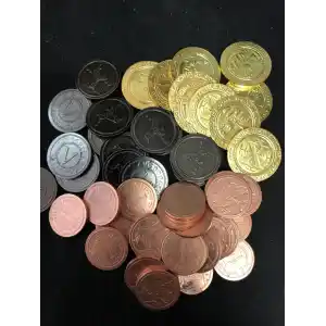 PACK DE 100 MONEDAS METALICAS - Imagen 2