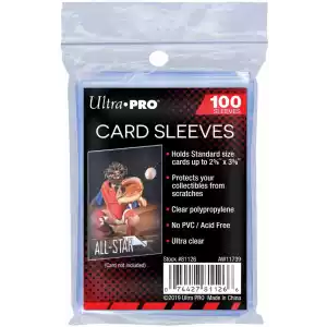 Ultra Pro 100 Pcs Soft Card Sleeves - Imagen 1