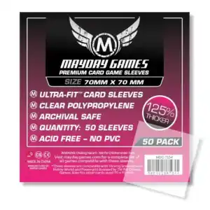 Fundas Mayday Cuadradas Premium 70x70 [Ref:7134]63.5X 88 MM (GREEN) - Imagen 2
