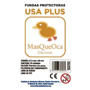 Fundas premium USA Plus (57,5 mm-x-89-mm) MasQueOca - Imagen 2