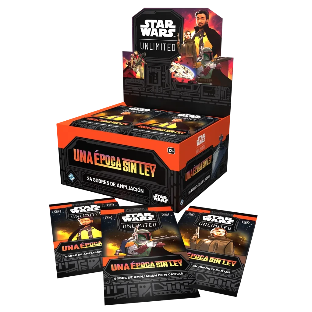 Starwars Unlimited: Una época sin ley Caja de 24 sobres (ESPAÑOL)