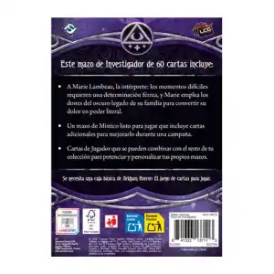  Arkham Horror LCG Marie Lambeau - Mazo de investigador - - Imagen 5