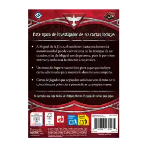 Arkham Horror LCG Miguel de la Cruz - Mazo de investigador  - Imagen 5