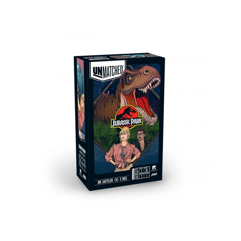 Unmatched Unmatched Jurassic Park Park Dr Sattler Vs T-Rex Juego De Mesa En Inglés