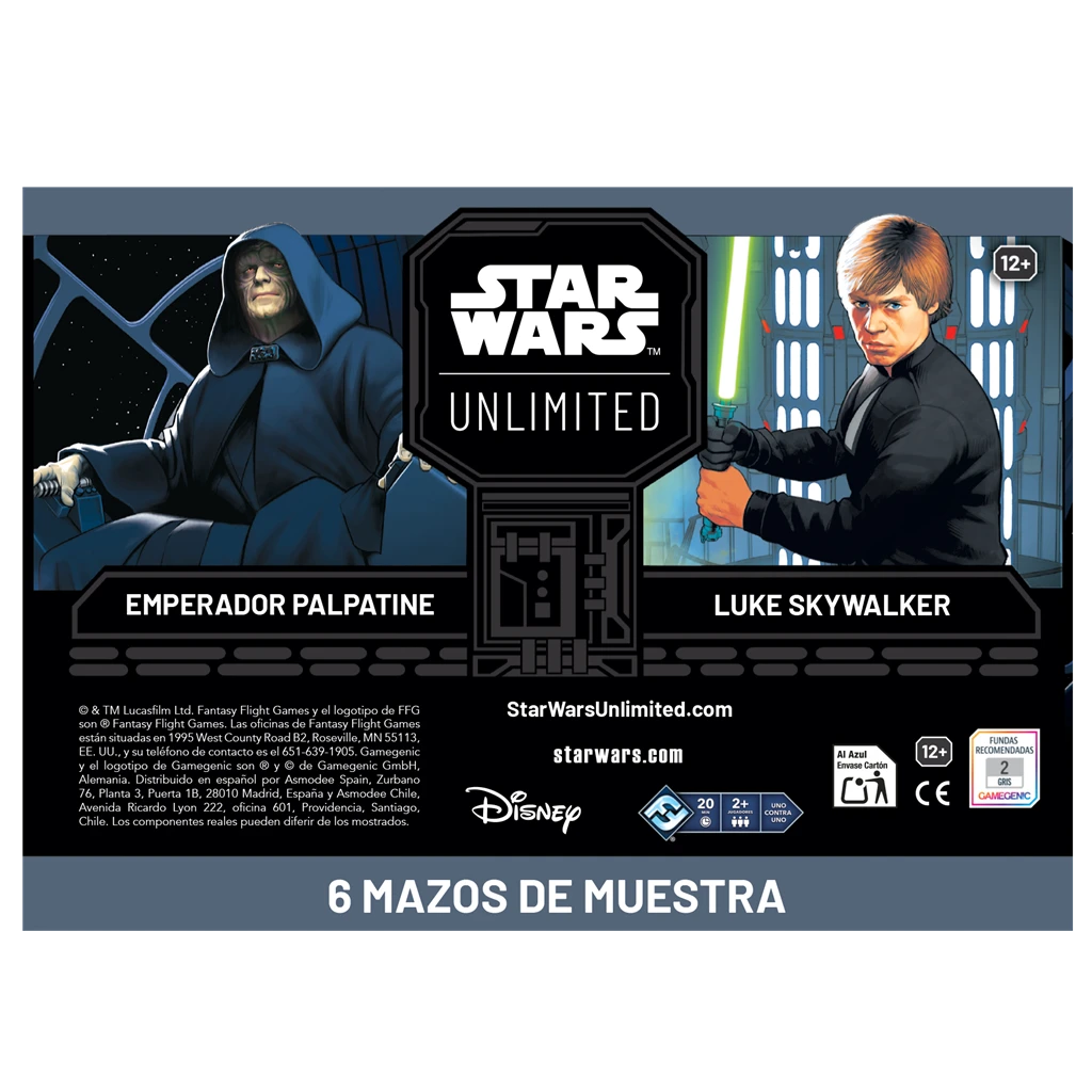 SWU: Cenizas del Imperio Mazos de muestra Pack de 2