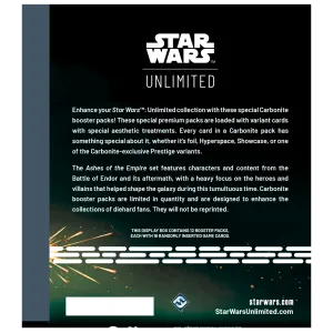 SWU: Ashes of the Empire Carbonite Booster Display - Imagen 4