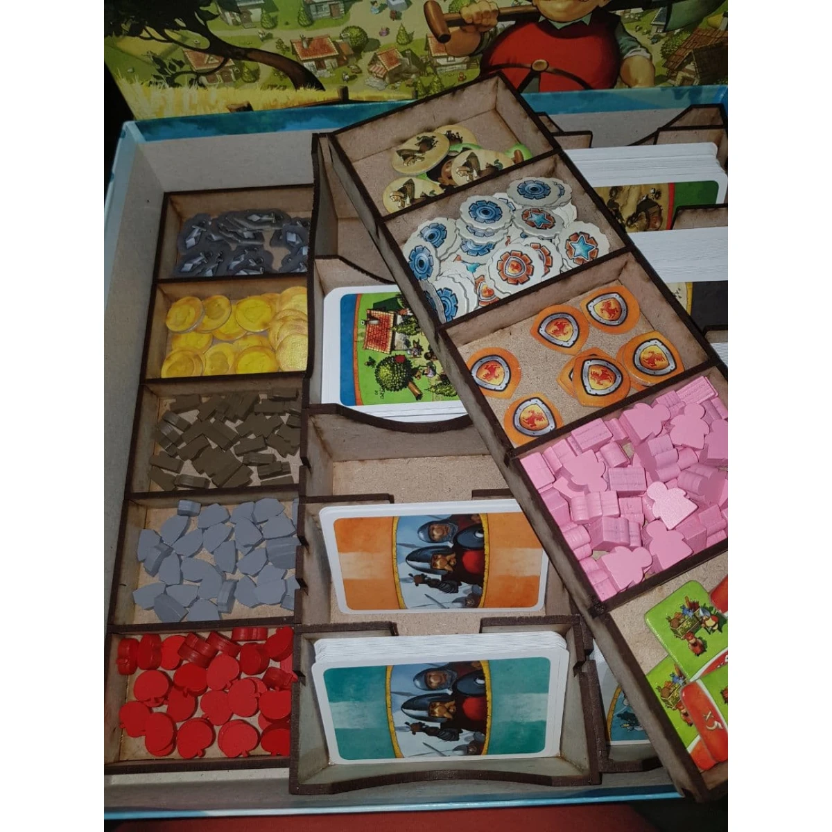 Inserto compatible con Colonos del Imperio m&aacute;s expansiones (Montado)