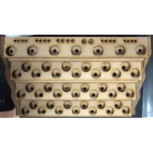 RACK-KIT 001 CON 3BALDAS DEL MODELO 002 Y 1 BALDA MODELO 001TOP SIN MONTAR - Imagen 2