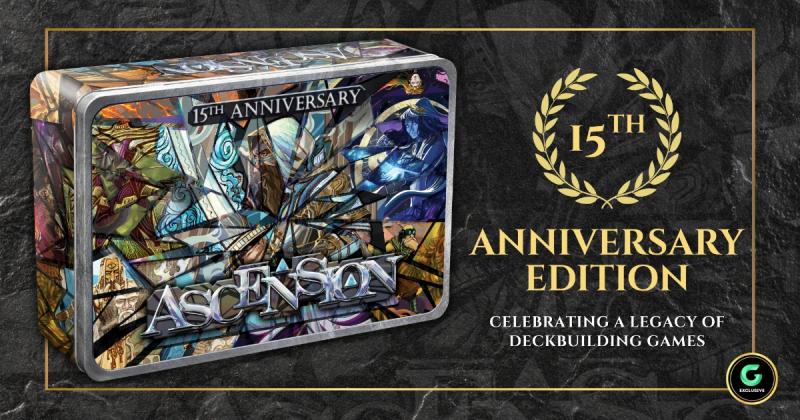 Ascension 15th Anniversary llega a Gamefound: ¡Celebra una década y media de partidas inolvidables!
